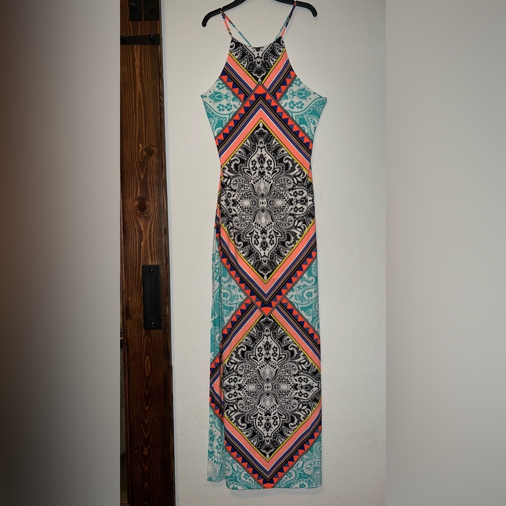 Fashion Nova long tribal maxi dress